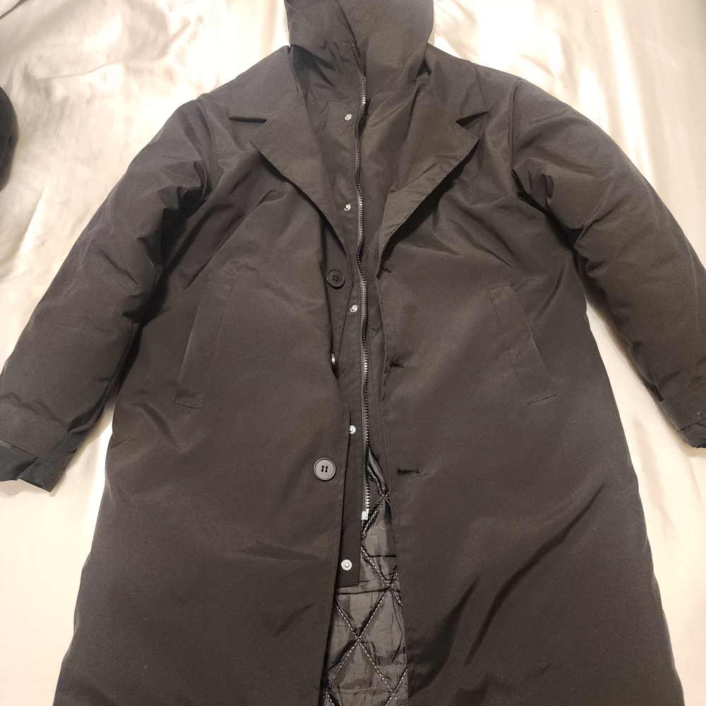 Others Follow Black Trench Coat
